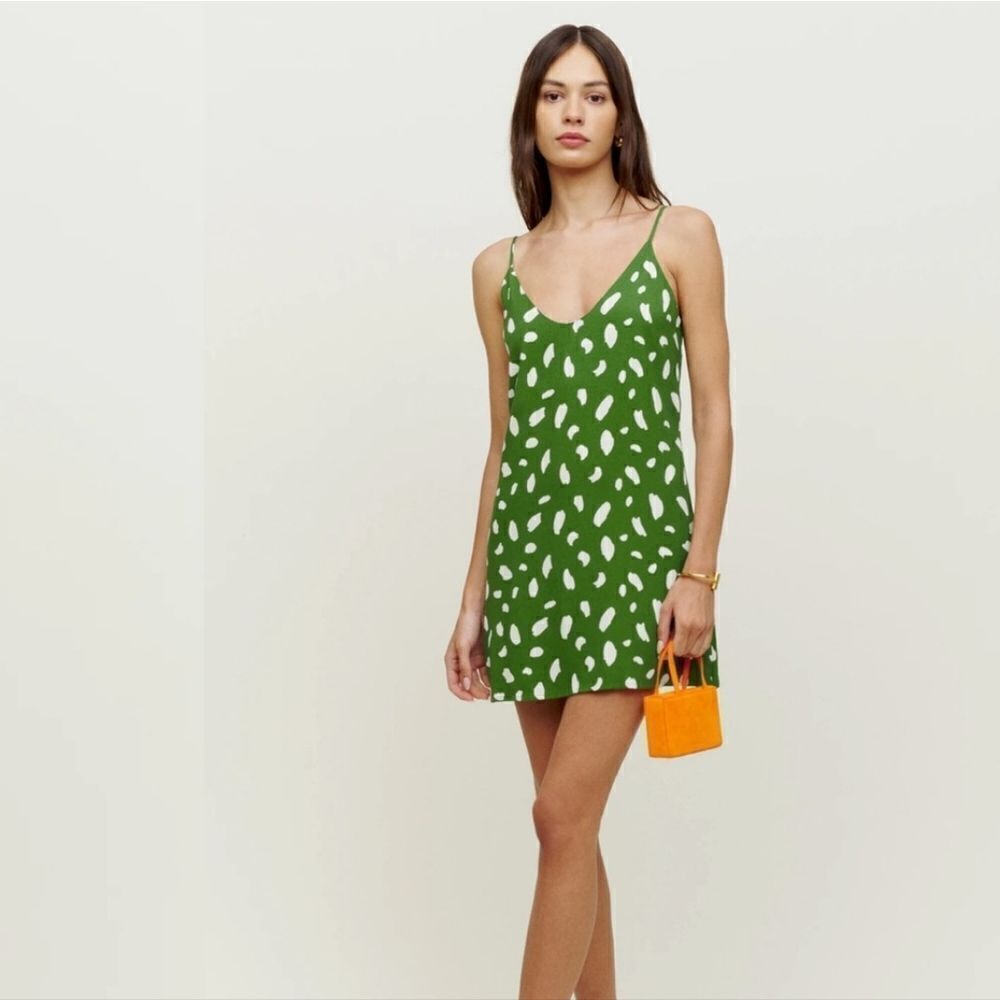 Reformation Ventura Dress - Green Small